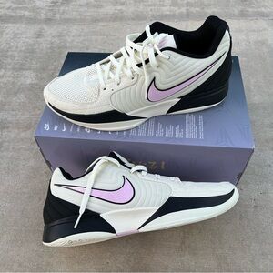 Nike Ja 2 “Last Call” Cream, Black, and Pink Sneakers size 11.5